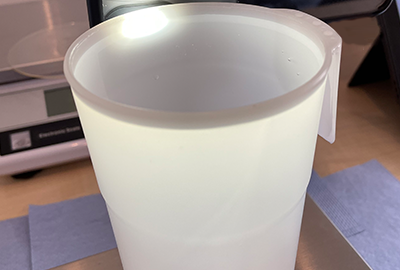 Injection moulded reusable eco cup produced by SwiftMould, Bristol